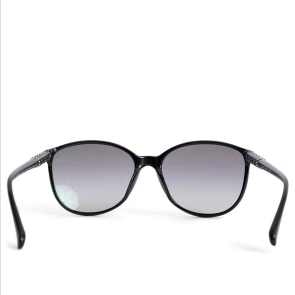 Chanel 5207 Black Studded Cateye Sunglasses - Picture 11 of 14